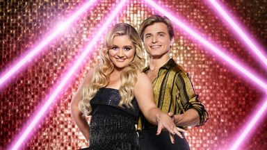 Tilly is partnered with professional dancer Nikita Kuzmin. Pic: BBC 